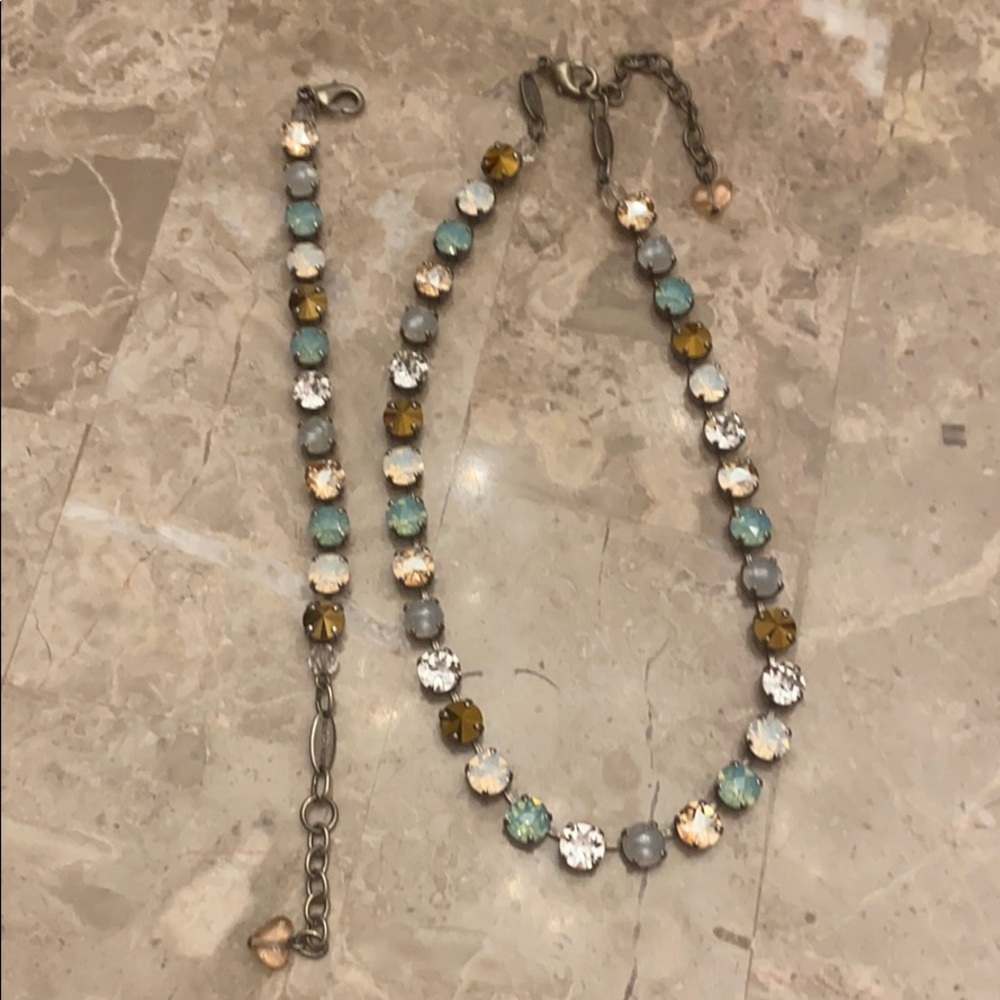 Sabika Devoted Fun Choker and bracelet